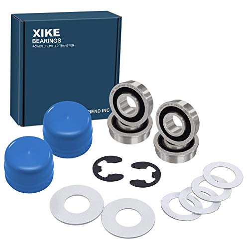 Xike Id 3/4" Lawn Mower Front Wheel Bearings Kit, Compatible Craftsman, Sears, Ayp, Poulan, Jonsered, Weed, Eater Roper,Murray,Noma,John Deere 9040H,532009040,532124959,5920H,9040Hr,9040N. #TOP14