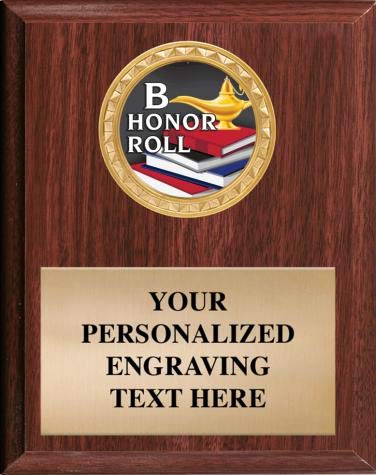 Crown Awards B Honor Roll Plaques Make A Great Award & Trophy. You Can Add Your Own Free Engraving.