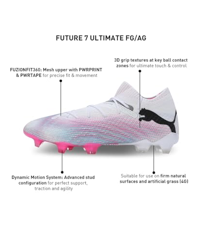 Image of PUMA Mens Future 7 Ultimate Soccer Cleats - White - Size 7 M