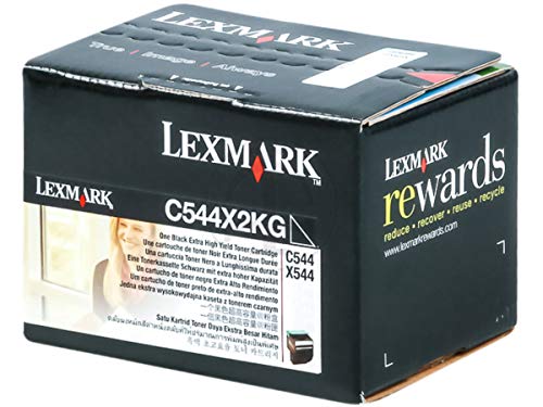Toner black Lexmark X 544 DTN évitez les pannes avec le C544X2KG