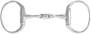 HORZE oval link eggbutt snaffle bit