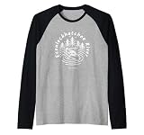Econlockhatchee River Florida Raglan Baseball Tee