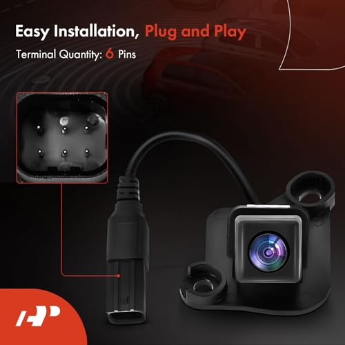 Image of A-Premium Park Assist Camera Rear View Backup Reverse Camera Compatible with Select Toyota Models - 2014 2015 Tundra - Replace# 86790-0C020