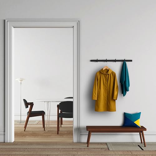 Murakoshi Aluminum Wall Organizer, 4 Adjustable Hooks, Black, 32.3" by Murakoshi - Image 3