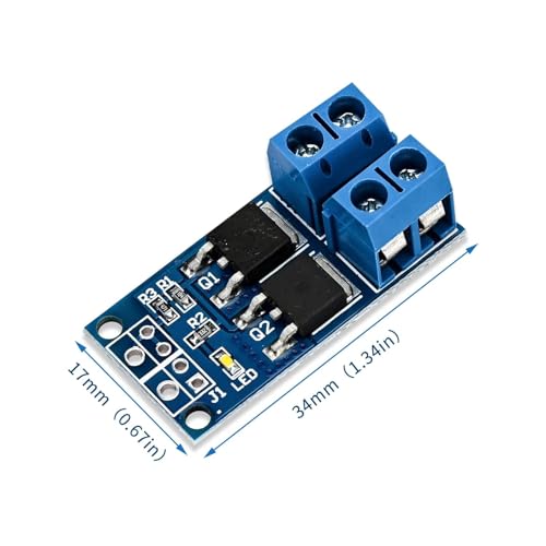 Podazz 10 Stücke Hochleistungs 15A 400W MOSFET Trigger Schalter Antriebsmodul DC 5V-36V Einstellung elektronischer Schalter Steuerplatine