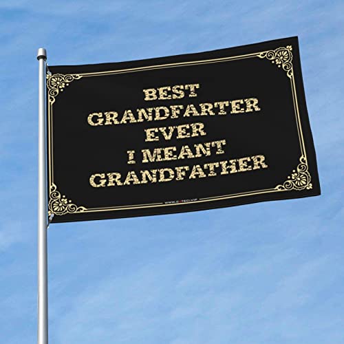 Drapeaux de jardin drôles de 152x244 cm, une surprise originale pour grand-père