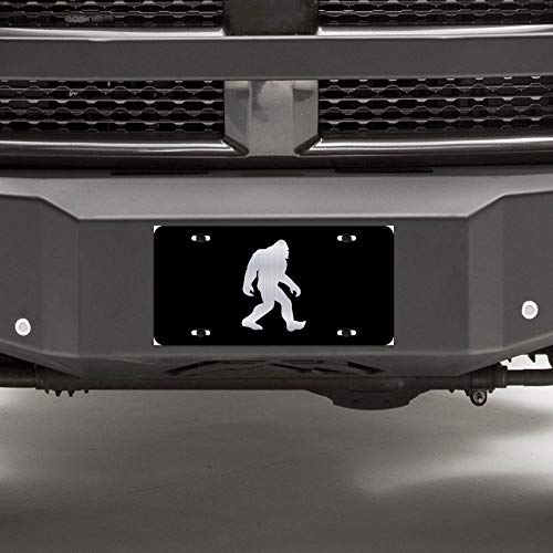 Bigfoot Sasquatch Vanity License Plate | Etched Aluminum | 6-Inches By 12-Inches | Car Truck Rv Trailer Wall Shop Man Cave | Vlp186 #TOP6