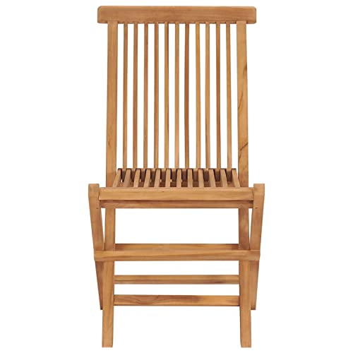 Chaises pliables de jardin légères en teck pour optimiser votre espace - 4