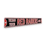 TEXAS TECH RED RAIDERS AVE Black By Authentic Street Signs