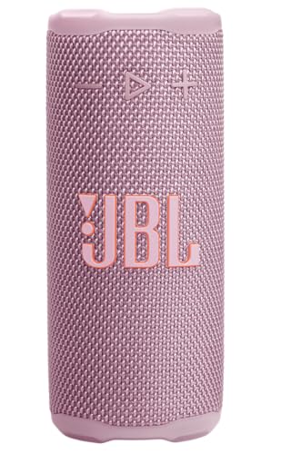 JBL Grip Kompakter Bluetooth Lautsprecher, JBL Pro Sound mit AI Sound Boost, IP68 Wasser- und Staubdicht, Umgebungslicht, Bis zu 14h Wiedergabe, Auracast Multi-Speaker, JBL Portable App, Pink