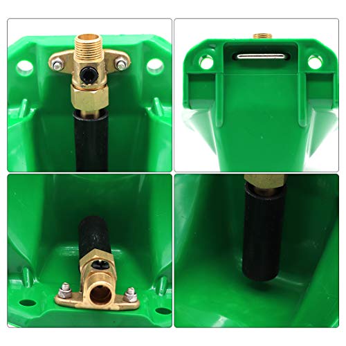 Minyulua Automatic Sheep Waterer Bowl Sheep Goats Drinking Bowl Farm Feeding Water Bowl Dispenser Plastic Drinking Trough Livestock Watering Supply For Piglet Cattle Dog Calf #TOP4