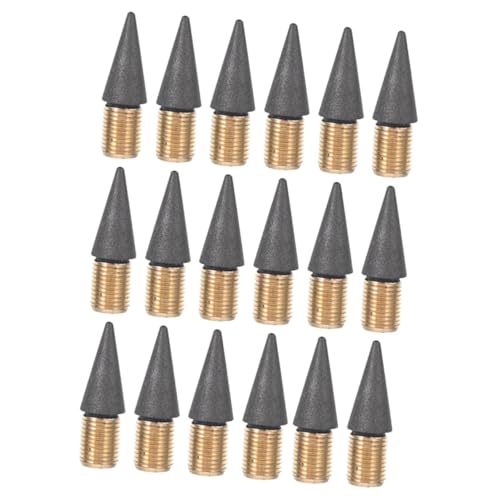 HOLIDYOYO 20個 削らず書き続けられるインクレス筆芯 小学生向け交換用ペン先 折れにくいグラファイト替え芯 持ち運び便利で画材に