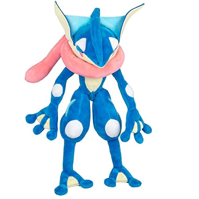 Pok¨¦mon 12 Large Greninja Plush - Officially Licensed - Quality & Soft Stuffed Animal Toy - Add Greninja to Your Collection! - Great Gift for Kids, Boys, Girls & Fans of Pokemon