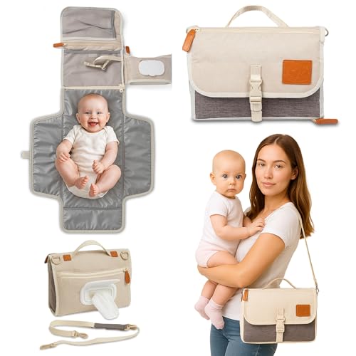 Portable Diaper Changing Pad for Baby - Extra Long 26" Baby Chang...