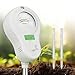 SPECILITE 6-in-1 Soil Tester, Digital Soil Moisture Meter/PH Meter/Sunlight/Temperature/Fertility Monitor with 2 Removable Probe, Dual Screen Soil Test Kit for Gardening, Lawn, Indoor & Outdoor Plant