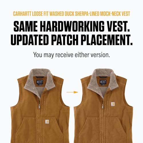 Ropa de abrigo para hombre con chaleco Carhartt forrado y cuello alto 3