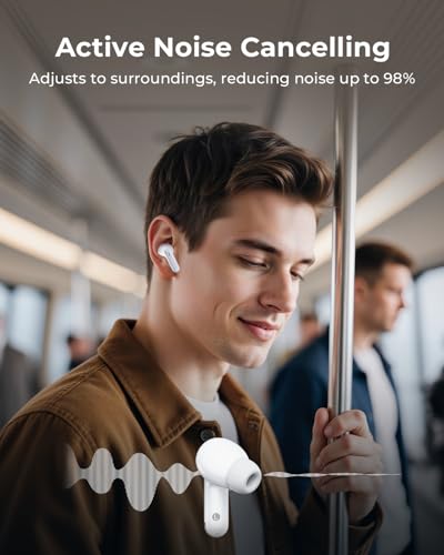 Image of Bucephalus AI Clear Calls, 40H Playtime for Sports & Working, Stereo Sound Headphones for iPhone /Android-HOT
