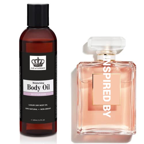 Jax of London Perfume Inspired Body Oil 200ml – 100% Na...