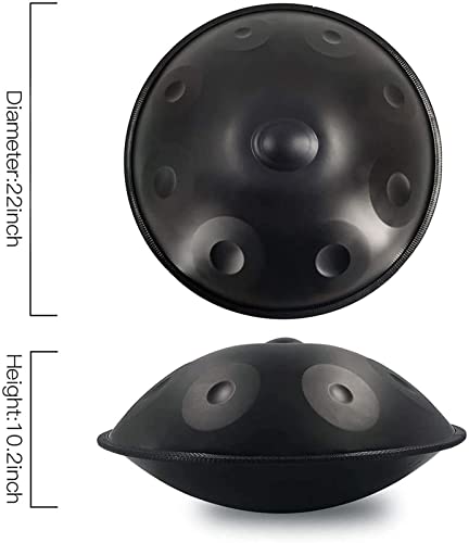 Hand-pan Drum 9 Notas 22 Pulgadas Tambor de Acero miniatura 5