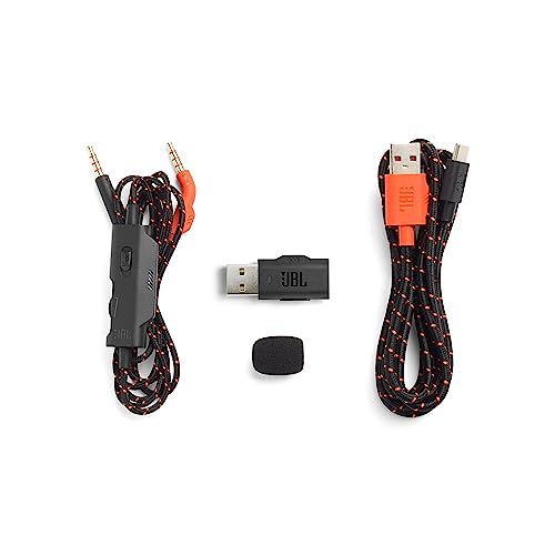 JBL Quantum 610 Over-Ear Gaming Kopfhörer – Wireless 2,4 GHz und 3,5 mm Klinke – Mit hochklappbarem Boom Mic und QuantumSurround Sound – Schwarz – Bild 5