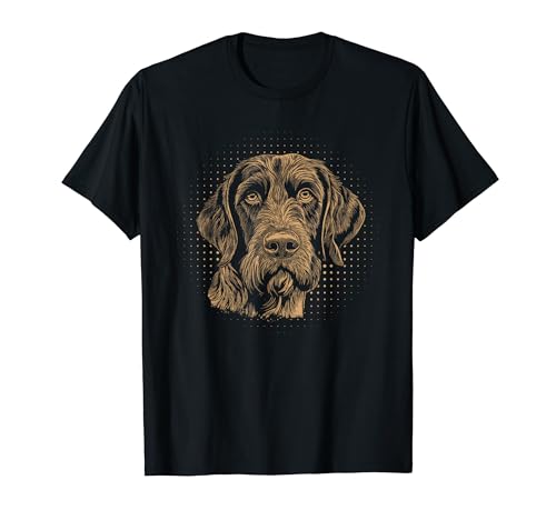 Puntatore tedesco a pelo duro. Il cane perfetto che indossa la testa del cane da barbPerfetto come idea regalo per tutti gli amanti dei cani amanti dei cani questo cane razza pedigree cane tedesco wirehaired pointer terrier. Perfetto come regalo per i cacciatori con questo fantastico cane da caccia.