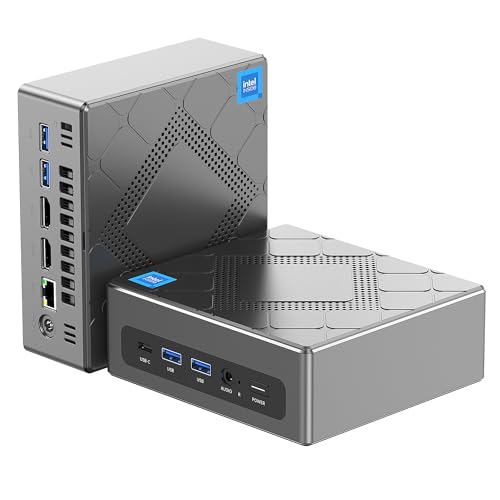 Mini PC,i5-11320H(Up to 4.5 GHz), Mini Desktop Computer Windows 11 Pro,4C/8T,16GB DDR, 512GB M.2 SATA SSD (Up to 2TB), 4K UHD,Tr