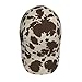 BREAUX Brown Cow Spots Fashion Curved Brim Baseball Cap, Trendy Baseball Cap, Casual Adjustable Men's and Women's Hats