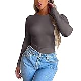 Ofertas Flash del Dia, Blusas para Mujeres UK, Camiseta térmica, Camiseta Negra Manga Larga Mujer, Blusa Fiesta, Blusas de Mujer Elegantes Invierno, Tops de Damas, Mujer Ropa, Camisas Mujer otoño