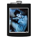 Laetita Casta - 8oz Black Hip Alcohol Drinking Flask FCA #FCAG43648