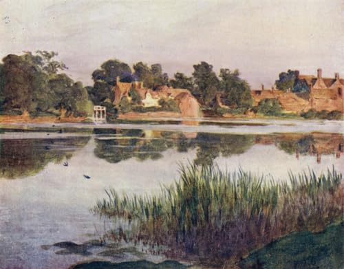 Tableau le Moulin New Forest Beaulieu Tyndale Poster Art Vintage pour Décoration Chambre