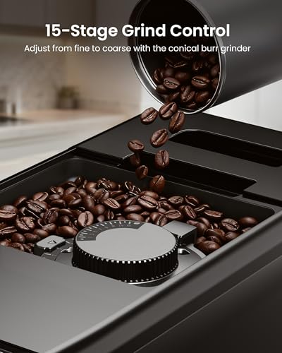 ICEVIVAL Fully Automatic Coffee Machine with Grinder