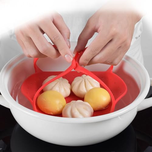 STOBAZA Silicone Basket, Foldable Silicone Insert for Cooking Pot, Versatile