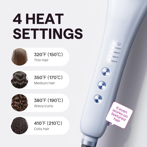 Image of Wavytalk Pro Steam Hair Straightener Brush, Steamline Pro 3-in-1 Straightening Brush for Curly Hair, Fast Salon Results with Less Damage, Anti-Frizz and Hair Nourishment