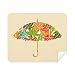 Leaves Umbrella Drip Weather Rain Cleaning Cloth Screen Cleaner 2pcs Suede Fabric