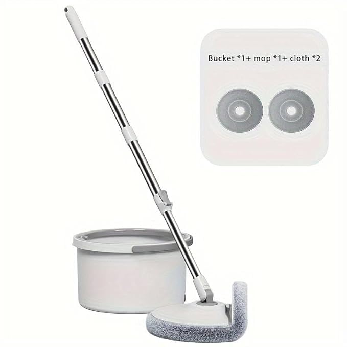 Jukkre 360° Spin Mop and Bucket Set, Self Separating Flat Mop and Bucket Set for Clean Dirty Water, 2 Microfiber Mop and Bucket Set, Extendable Handle, Floor Cleaning (B0DHCNHYL9) Amazon Price History, Amazon Price Tracker