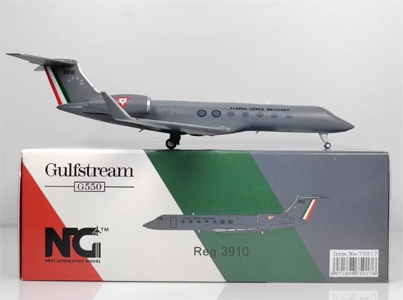ACE HOBBY NG Models for Gulfstream G550 Mexican Air Force 3910 1:200 Aircraft Pre-Built Model