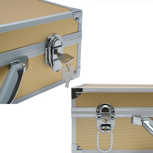Caja para almacenamiento de monedas de aluminio 16.5x12.5x4.5 pulg miniatura 3