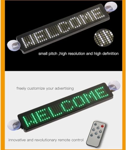Pantalla LED para ventana trasera de coche que proyecta logotipos dinámicos en tiendas y rutas 5