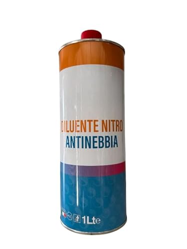 Diluente Nitro Export Antinebbia | Alta Qualità Professionale | Formato 1L / 5L | Evaporazione Controllata | Per Smalti e Vernici Nitro (1 Litro)