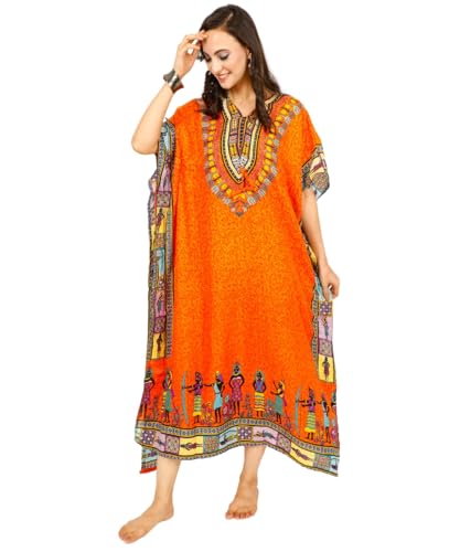 Tengru Traje de banho feminino kaftan africano maxi saída de praia roupa de dormir loungewear vestid