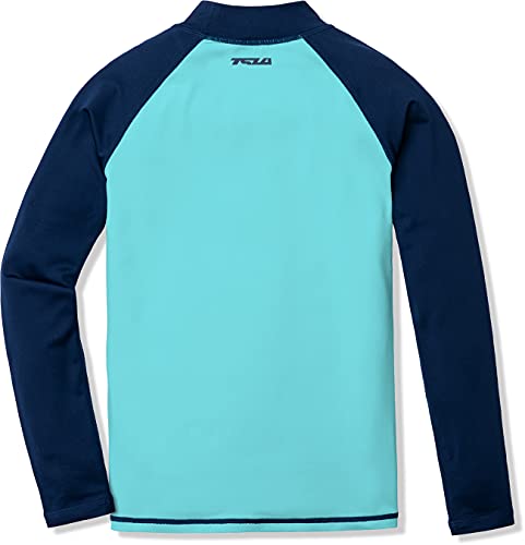 Image of TSLA Girls Long Sleeve Rash Guard Shirt, UV /SPF Water Beach Surf Swim Top, UPF 50+ Sunscreen Swimwear Shirts