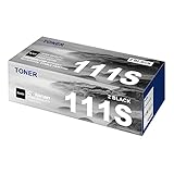 Coloran D111S D111L 2 x Schwarz Pack Tonerkartuschen Ersatz für Samsung MLT-D111S MLT-D111L Kompatibel für Xpress M2020 M2020W M2021 M2021W M2022 M2022W M2026 M2026W M2070 M2020 70W M2 070FW M2078W