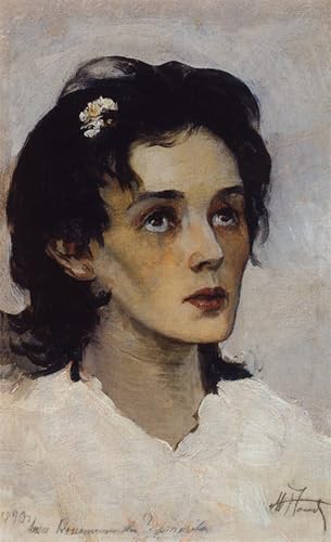 Tableau Toile Portrait d'Anna Chertkova Affiches d'Art Peinture Décorative 60x90cm