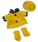 Rain Slicker w/Hat & Boots Teddy Bear Clothes Fits Most 8'-10' Stuffed Animals