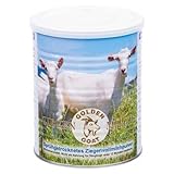 Golden Goat Lait de Chèvre en Poudre 2x 400 g — Poudre de lait entier de chèvre de Nouvelle Zélande — Lait de chèvre en poudre pour café, cuisine & substitut de lait — Aussi pour chien & chat