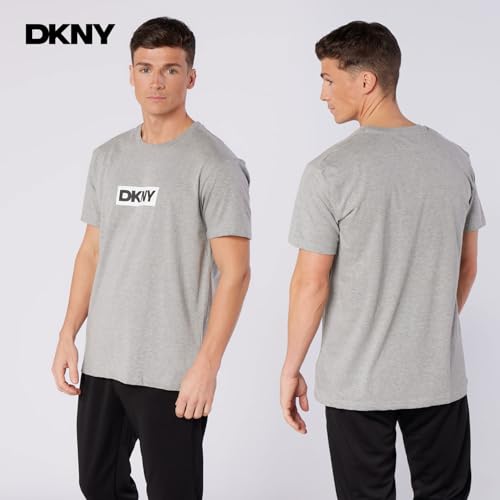 T-shirt DKNY Nugget pour homme en coton premium noir - 2