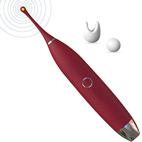 Orlupo High Frequency Small Clit Vibrator G Spot Clitoral Vibrators for Women with Whirling Motion Highly Orgasmic,Personal Wand Stimulator Toys for Women,Adult Sex Toys for Women and Couples, Red