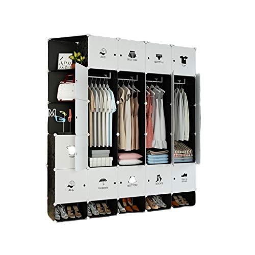 Armario portatil de plastico ZAW de usos multiples con cubos modulares 2