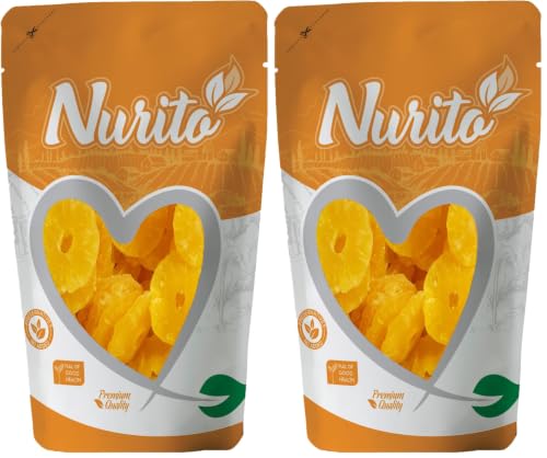 Image of Nurito Dried Fruits Nuts And Seeds (Dried Pineapple Ring, 250Gm) (Pack of 2)