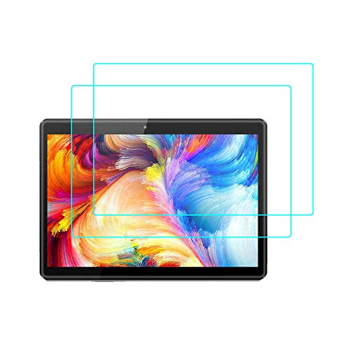 Verre Trempé pour Pritom Tronpad M10 10 Pouce Tablet, [2 pièces] 9H / 2.5D / sans Bulles d'air/Anti Rayures Protecteur d'écran pour Pritom Tronpad M10 10 Pouce Tablet/VUCATIMES N10 10-Pouce